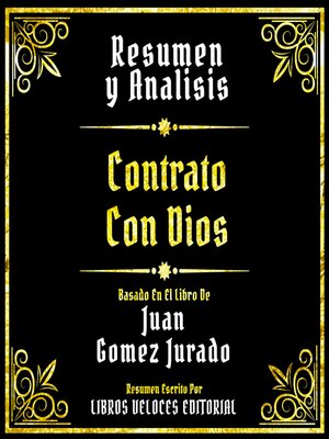 cover image of Resumen Y Analisis--Contrato Con Dios
